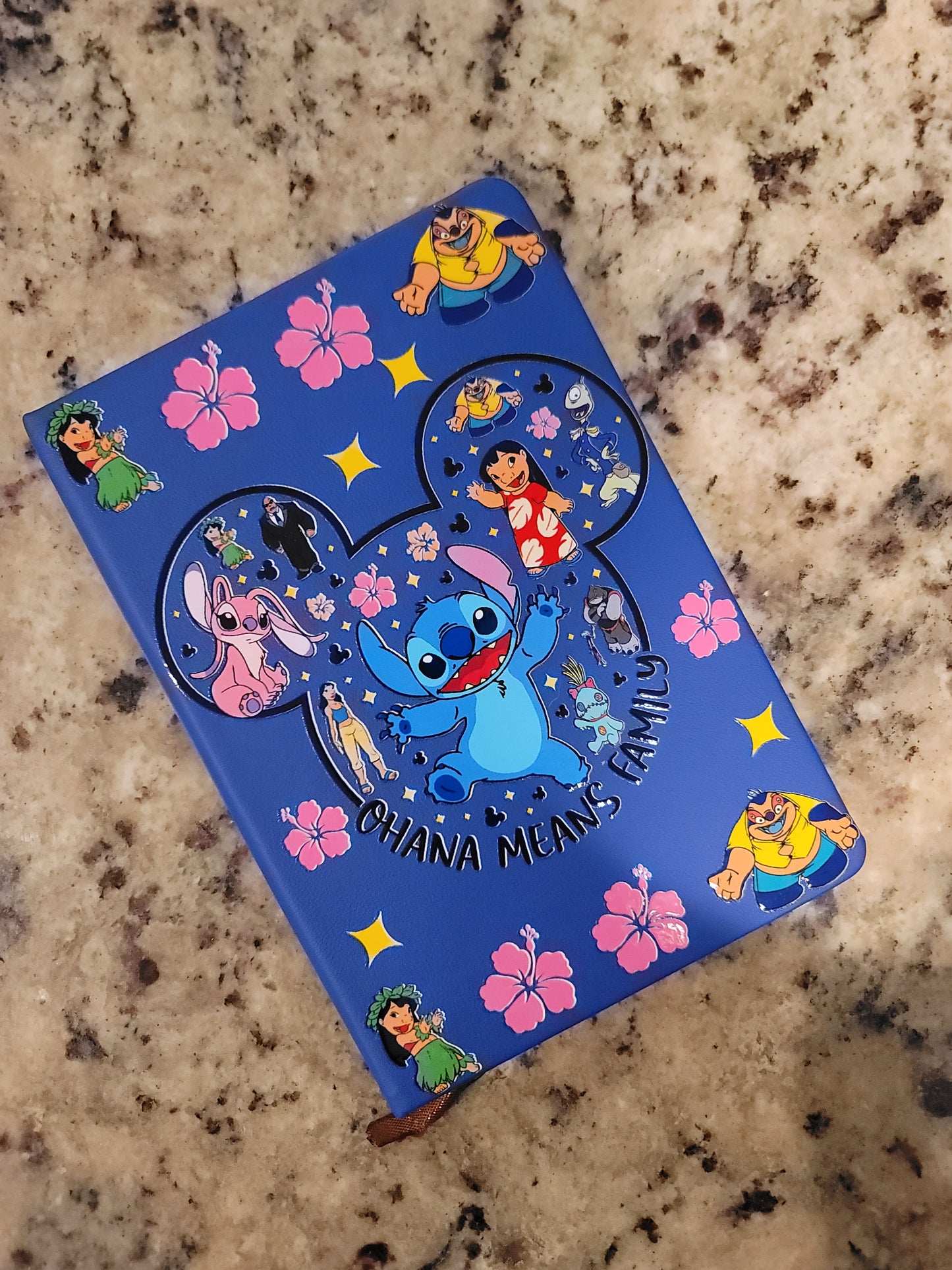 Island Adventure Inspired A5 Notebook | Tropical Character Journal | Faux Leather A5 Journal | Cute Writing Notebook | BNH Creations
