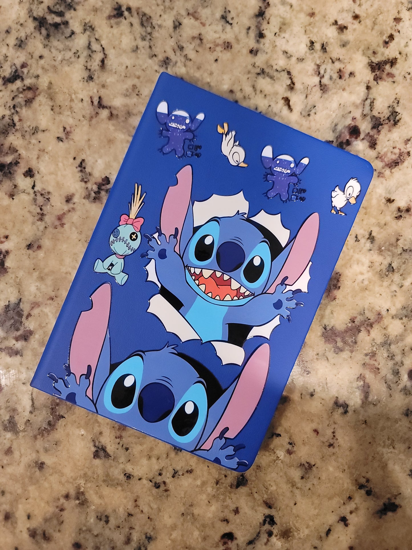 Blue Alien Adventure A5 Hardcover Notebook | Cute Space Creature Journal | Kawaii Character Notebook | Gift for Animation Fans | BNH Creations