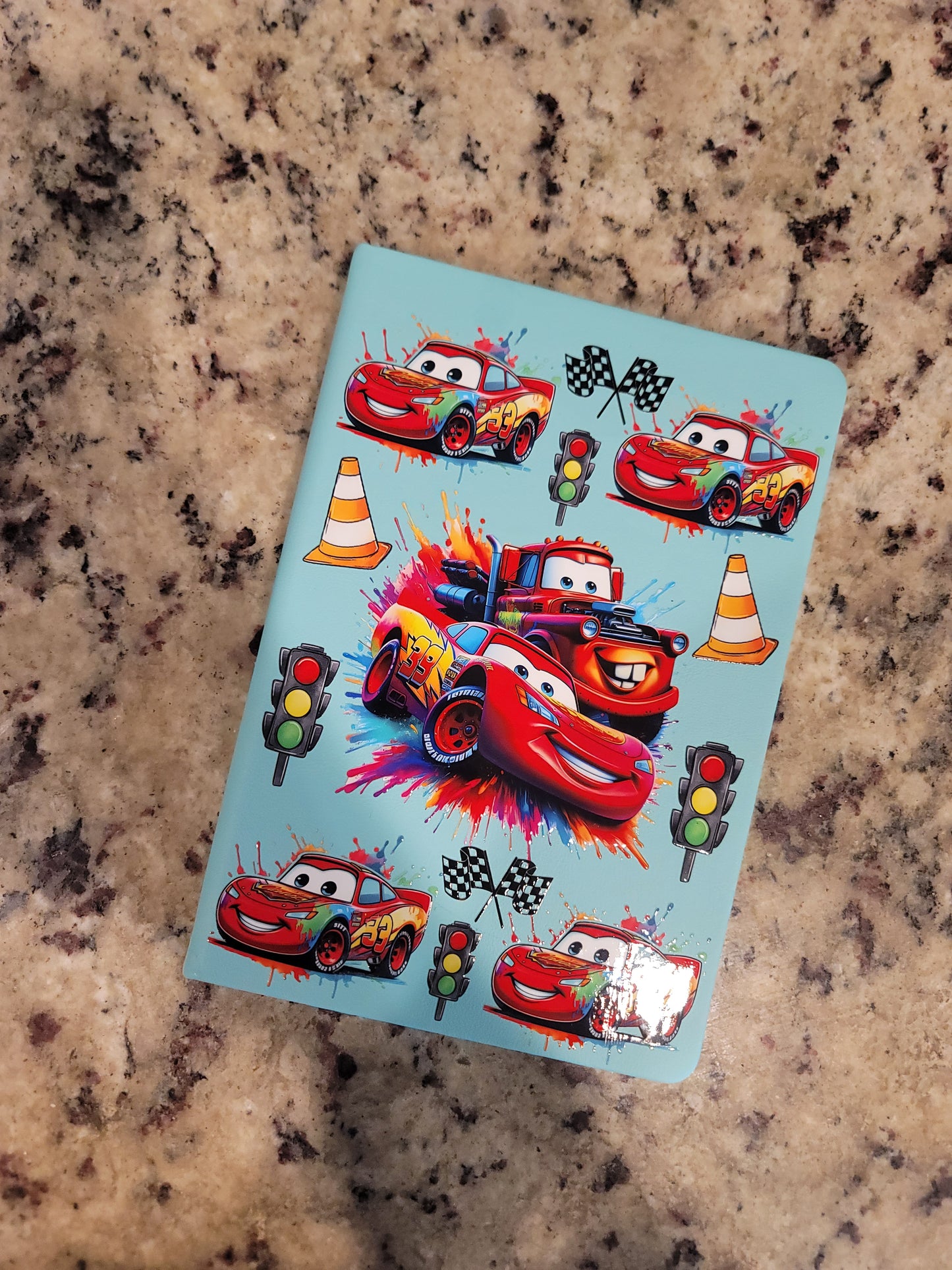 Race Car Adventure A5 Hardcover Notebook | Cartoon Racing Journal | Kids Writing Notebook | School & Journaling | BNH Creations