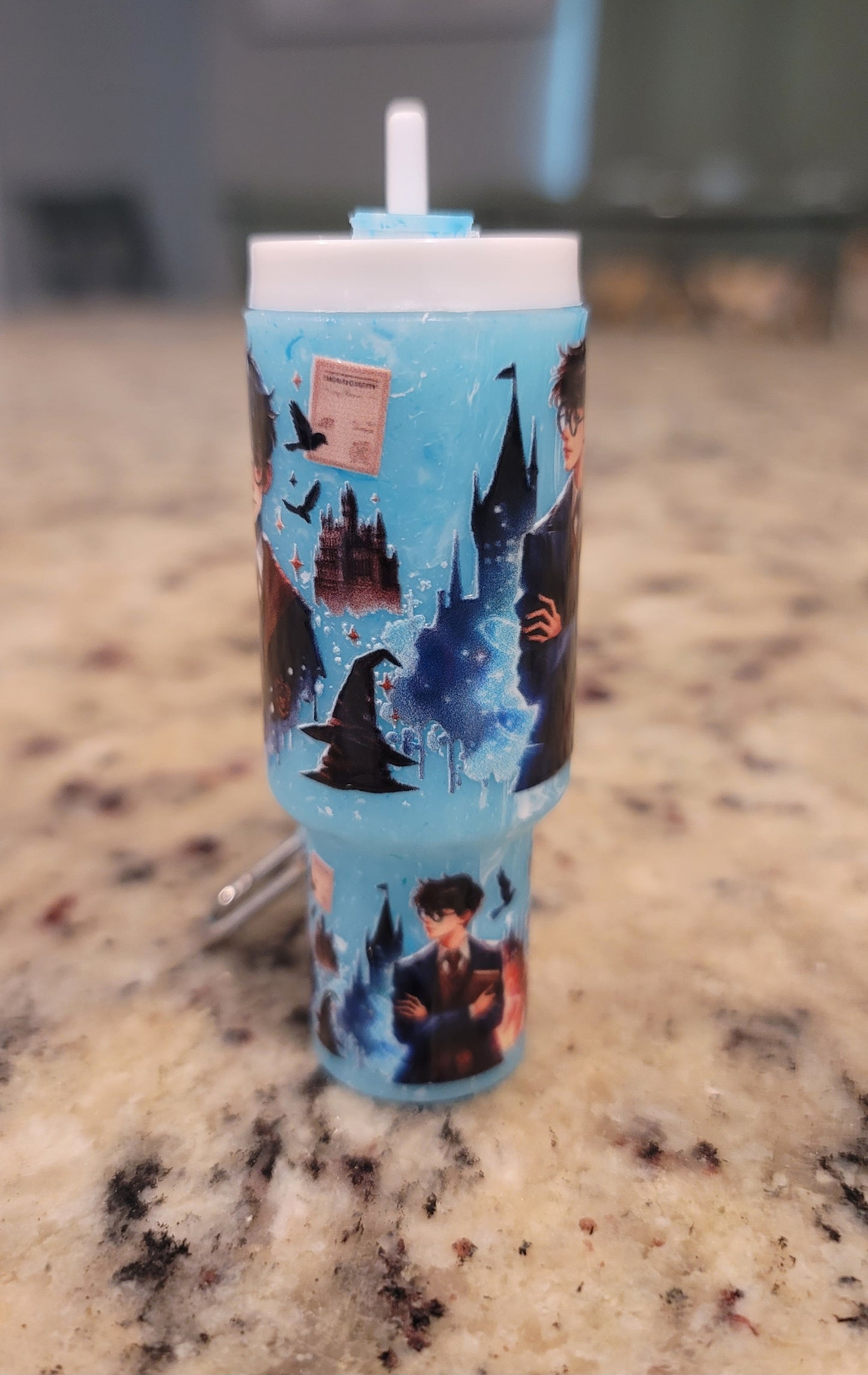 Wizard School Inspired Mini Tumbler Keychain | Magical Book Lover Cup Charm | Handmade Fantasy Keychain | BNH Creations